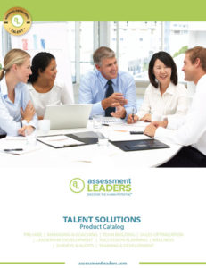Assessment Leaders Catalog of Products Assessments and Services